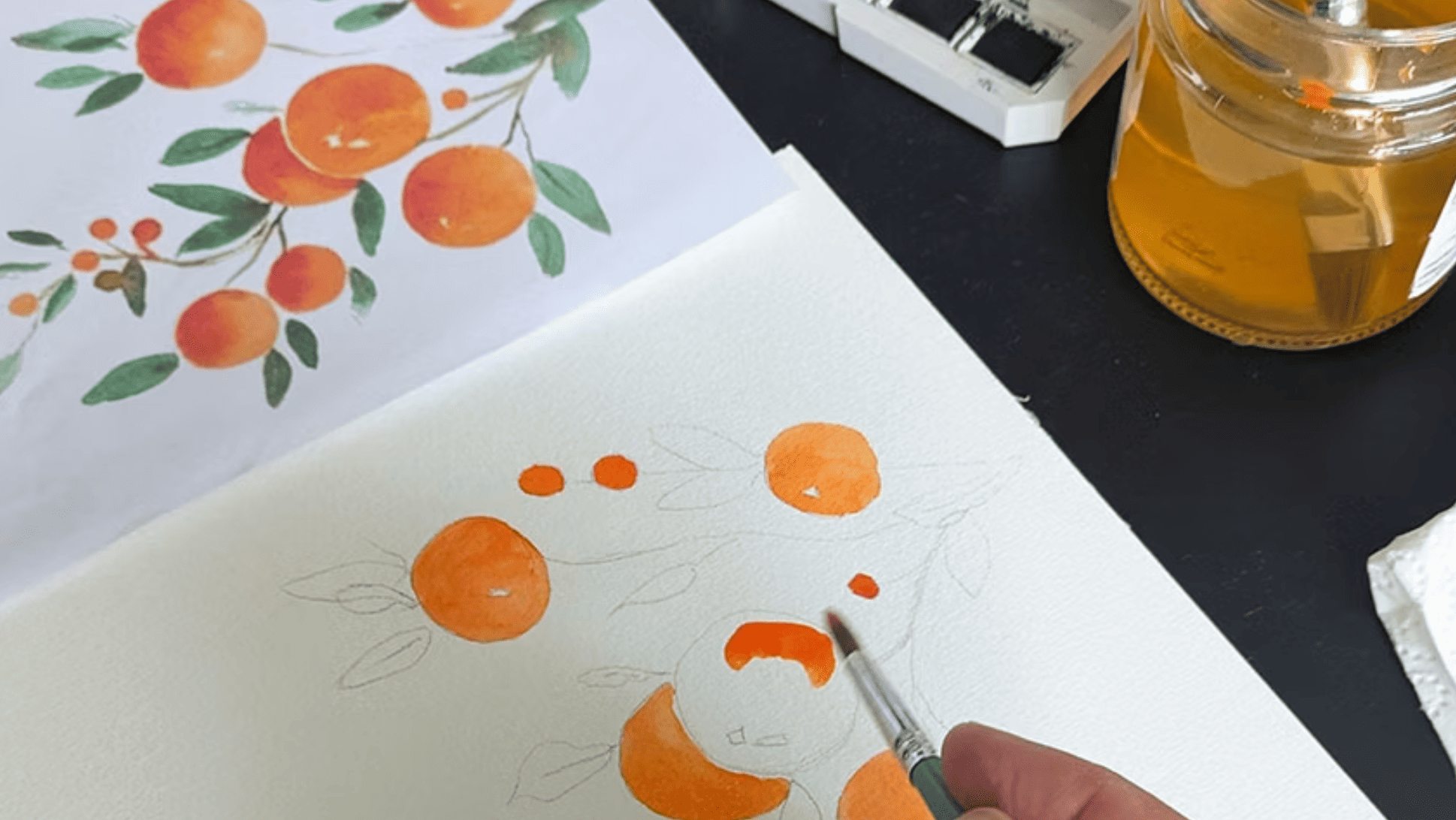 Découverte et apprentissage de l'aquarelle