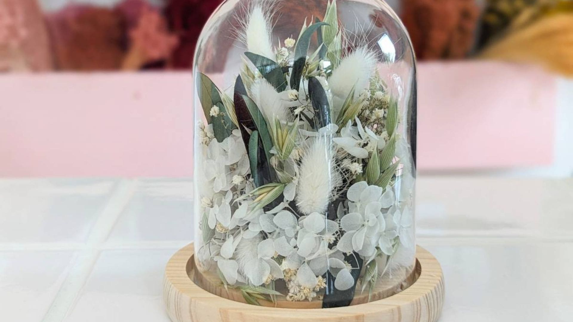 Composer votre petite cloche de fleur séchées