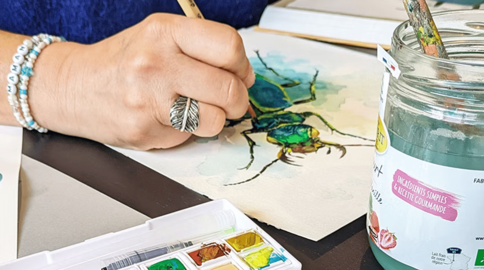 Découverte et apprentissage de l'aquarelle