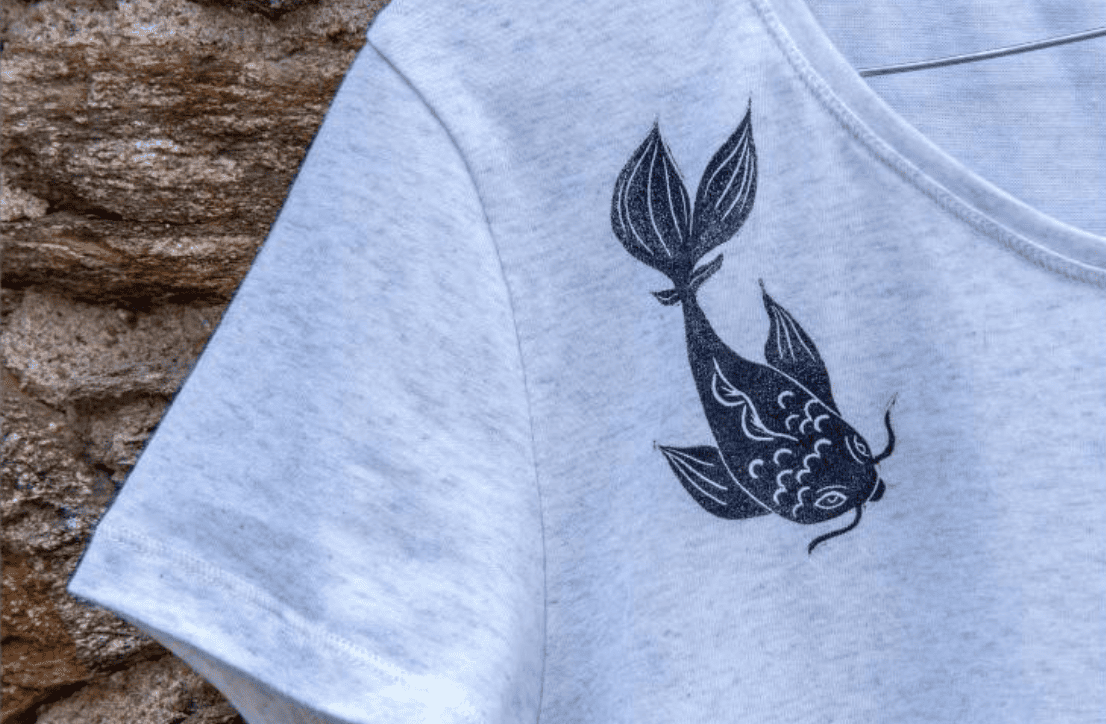 Linogravure : impression textile