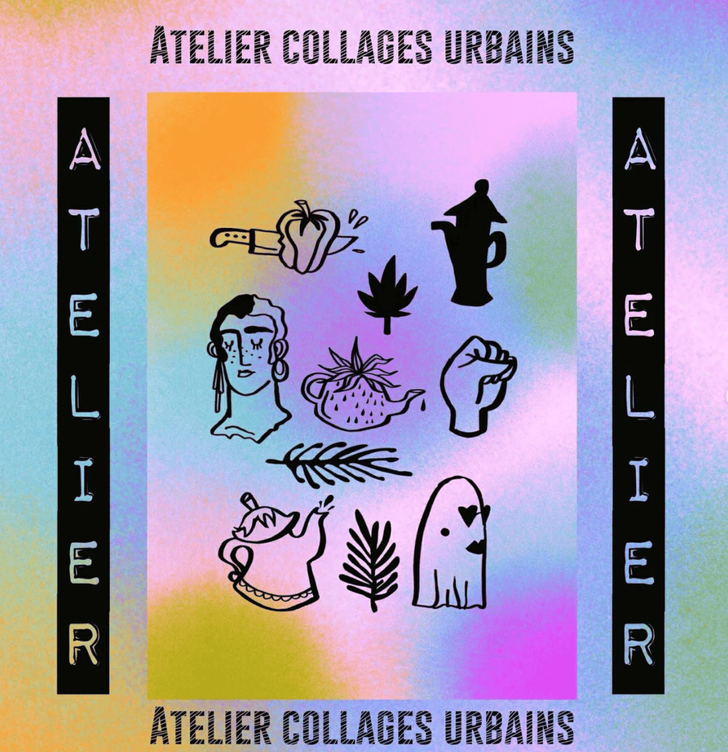 Atelier collages urbains