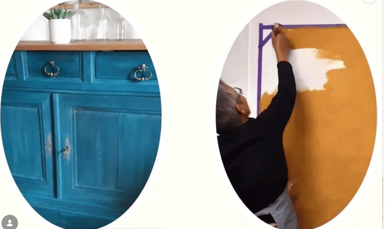 Découvrir la peinture au lait à l'éclatante boutique