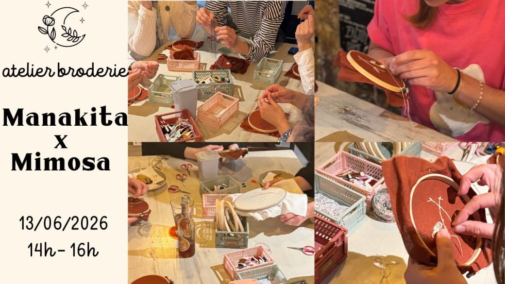 Atelier broderie par Manakita