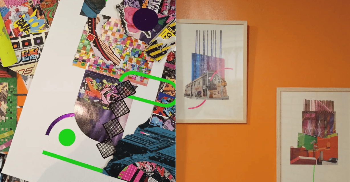 Réaliser un collage avec Arnaud Thierry, alias I Colle Nano